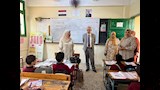 تفاصيل الزيارة المفاجئة لوكيل تعليم القليوبية بمدرسة إتريب الجديدة
