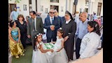 محافظ الأقصر يتفقد عددًا من المدارس ويشارك الطلاب احتفالات أكتوبر