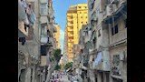 بدء إزالة عقار أمبروزو المائل في الإسكندرية (4)