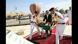 محافظ الوادي الجديد تضع اكليل ازلهور على النصب التذكاري لشهداء اكتوبر