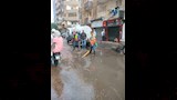 انتشار فرق الطوارئ بشوارع الإسكندرية بعد موجة الأمطار