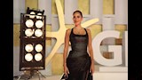 أمينة خليل  بفستان أسود جريء 