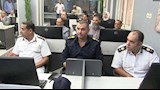 القيادات الأمنية فى اجتماع استعدادت السيول