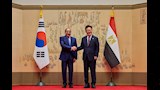 رئيس كوريا الجنوبية يرحب بزيارة الرئيس السيسي لسيول  (2)