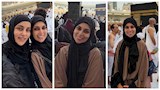  إسراء عبدالفتاح تؤدي مناسك العمرة.. والجمهور: جميلة بالحجاب