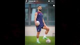 ستوري نجوم كرة القدم.. صلاح في مران طرابزون.. واحتفال محمد عبد المنعم مع نيس