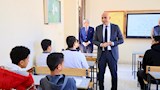 وزير التعليم يتفقد عددًا من مدارس البحيرة (2)