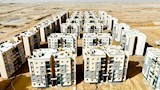 لقطة جوية لمشروع الاسكان بالسويس الجديدية باجمالي 2064 وحدة