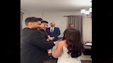 تامر حسني يقدم هاجر الشافعي لخطيبها (2)