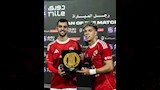 إمام عاشور يتوج بجائزة أفضل ويهديها لهذا اللاعب (صور)