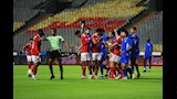 خلال مباراة الأهلي وسموحة (4)