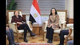 وزيرة التضامن تلتقي وفد مهرجان أسوان الدولي لأفلام المرأة (2)