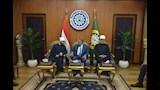 محافظ الدقهلية يستقبل الأزهري ومفتي الجمهورية ويؤدون صلاة الجمعة (5)