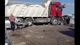 حادث تصادم بطريق الإسكندرية الصحراوي (1)