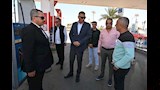 المحافظ يتفقد محطات الوقود