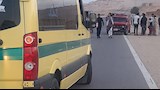 حادث على طريق السويس الإسماعيلية 
