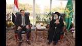 المحافظ يلتقي أساقفة الكنيسة بالقليوبية  (1)