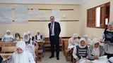 جانب من جولة وكيل تعليم بني سويف على المدارس 