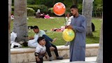 إقبال المواطنين على حديقة الأزهر في أول أيام عيد الفطر 2026 (20)