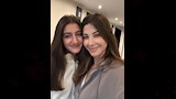 الفنانة نانسي عجرم وابنتها