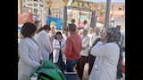 وكيل صحة أسيوط يتفقد القافلة الطبية بحديقة الفردوس ثاني أيام العيد (5)