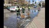 صور كسح مياه الأمطار من شوارع القاهرة (4)