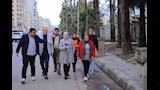 نائب المحافظ تتفقد مشروع تطوير شارع أبو قير