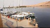 مراكب شرعية راسية على كورنيش أسوان