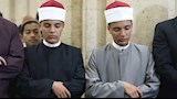 أصغر إمامين.. التوأمان "الحسن والحسين" يؤمان المصلين بالجامع الأزهر 