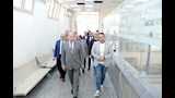 الدكتور شريف خاطر - رئيس جامعة النصورة خلال تفقد المنشأت الجديدة (1)