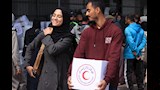 الهلال الأحمر يواصل جهوده لإيصال المساعدات الإنسانية للفلسطينيين 