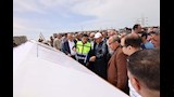 وزير النقل يتفقد مشروع قطار التنمية (4)