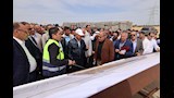 وزير النقل يتفقد مشروع قطار التنمية (8)
