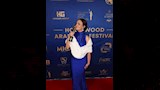 من حفل تكريمي في مهرجان @hollywoodarabfilmfestival  متشكرة وممتنه جداً وربنا يديمها نعمه ويحفظها