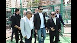وزير الرياضة يتفقد نادي جزيرة الورد