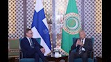 الرئيس الفنلندي يزور مقر جامعة الدول العربية (6)