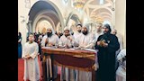  المئات يحتفلون بأحد الشعانين في دير الأنبا متاؤس الفاخوري بإسنا 