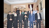 رئيس جامعة بنها يزور كنائس شبرا الخيمة وشبين القناطر (1)