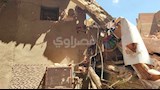 آثار الحطام تغلق شارع الفلاح بحى الحواتم بالفيوم (1) (1)