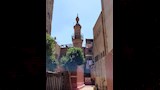 انهيار جزئي بمئذنة بمسجد بالقاهرة (1)