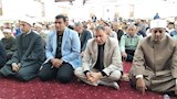أثناء الحضور للصلاة
