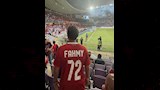 أحمد فهمي يتابع مباراة النادي الأهلي (1)