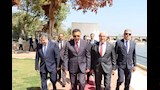 مراسم رسمية وورود على نصب علييف التذكاري بالقناطر (1)