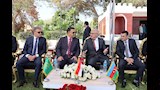 مراسم رسمية وورود على نصب علييف التذكاري بالقناطر (2)