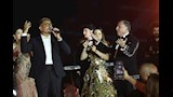 عمرو دياب يشغل حفل زفاف ابنة رجل الأعمال باسل سماقية (1)