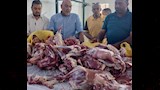 ضبط طن لحوم مذبوحة خارج المجازر (6)