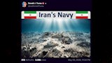 ترامب ينشر صورا توثق غرق السفن الإيرانية (1)