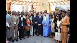 الرئيسان السيسي وماكرون في مقر جامعة سنجور (6)