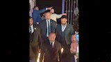 الشحات مبروك مع حراسة بحفل زفاف ابن محمد رضوان