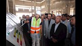 وزير النقل يتفقد الخط الثاني للقطار الكهربائي السريع (8)
